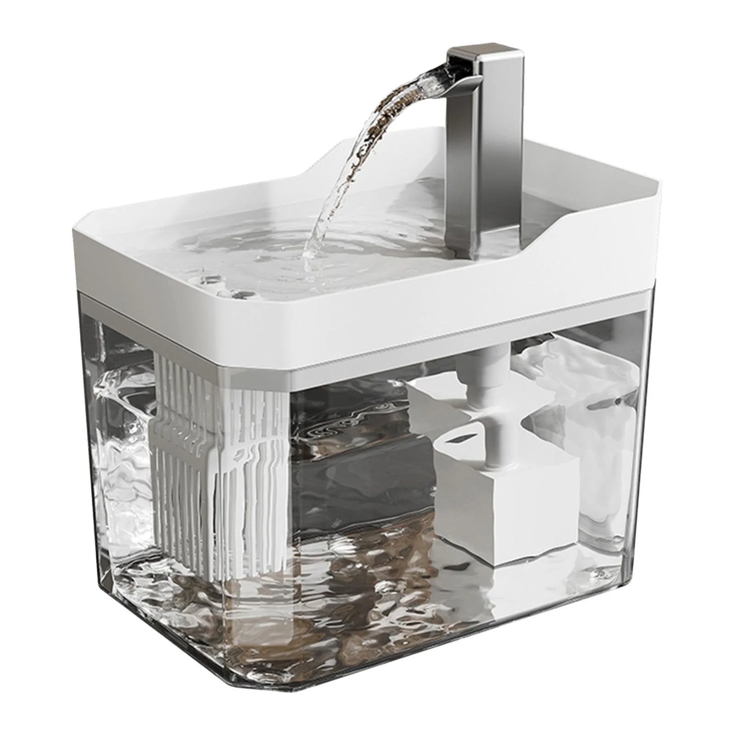 Cats Mobile Drinking Smart Pet Fountain Large Capacity 1500Ml Automatic Water Feeder with Silent Pump and 360° Drinking Access