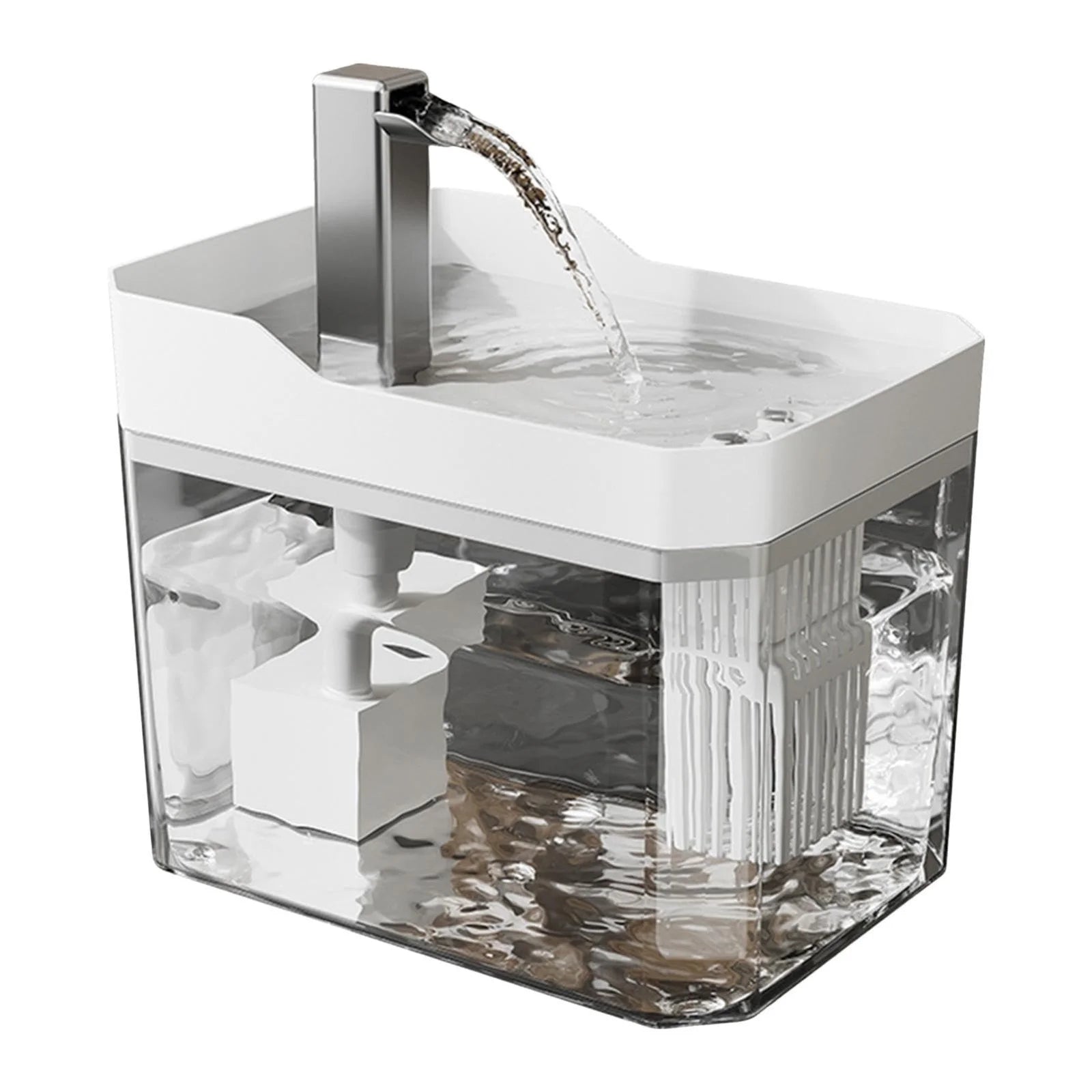 Cats Mobile Drinking Smart Pet Fountain Large Capacity 1500Ml Automatic Water Feeder with Silent Pump and 360° Drinking Access